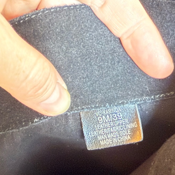 Vince Camuto black suede boots over the knee heel size 9 / 39 - Picture 4 of 5